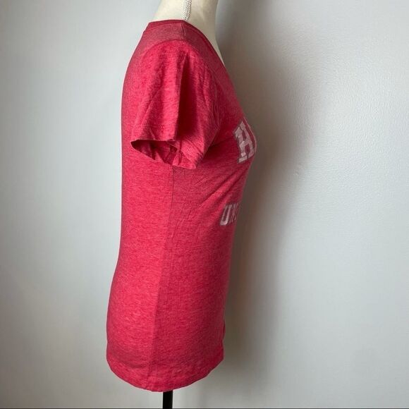 Active Apparel solid Coral Harvard University Short Sleeve Cotton Tee Shirt L - Picture 7 of 11